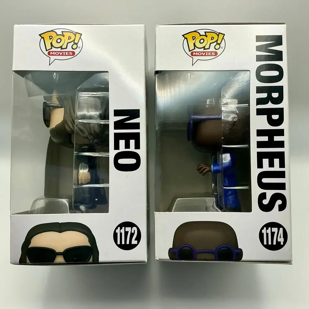 Neo #1172 and Morpheus #1174 The Matrix Funko Pop Set - Picture 2 of 6